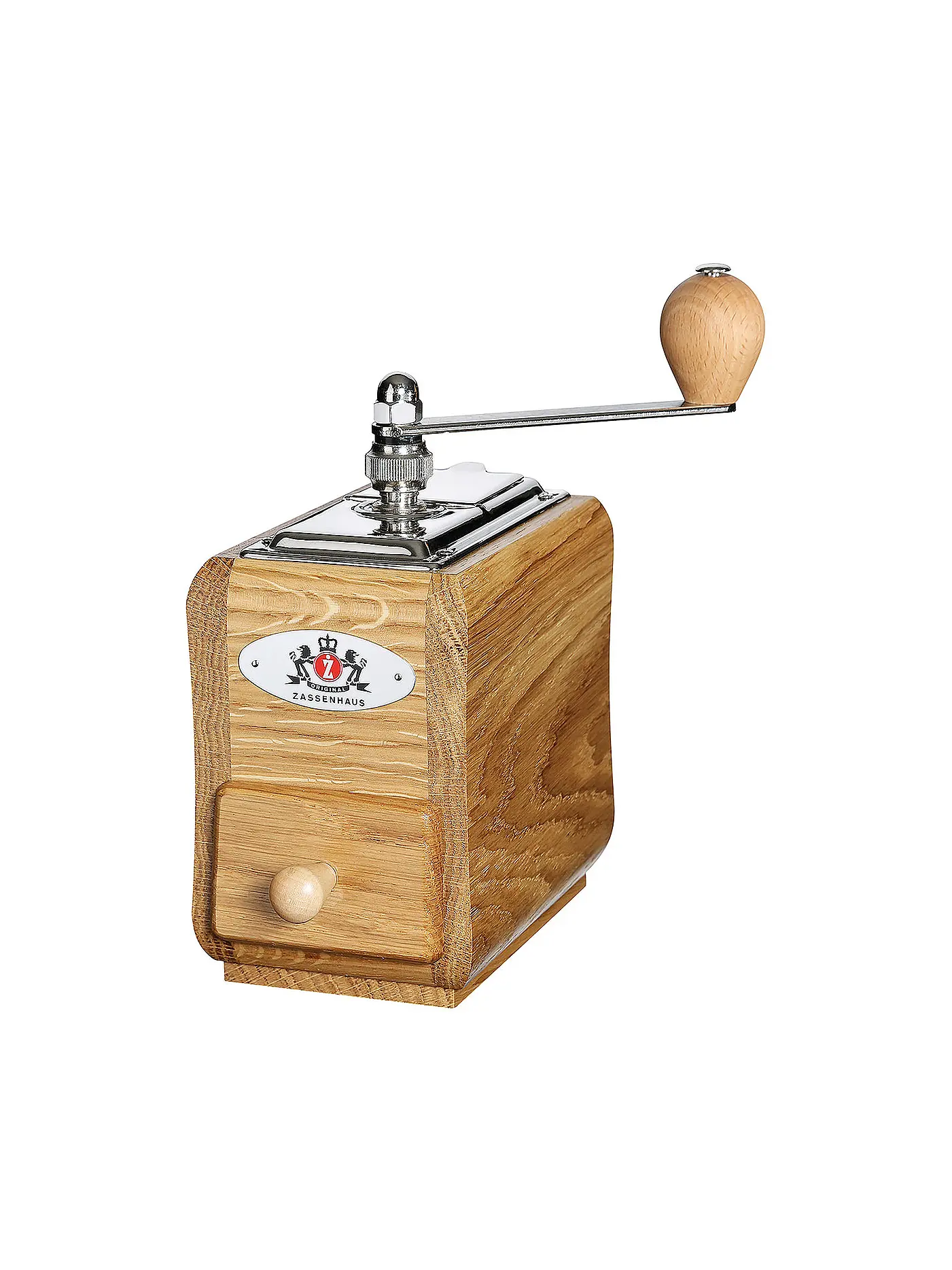 ZASSENHAUS | Kaffeemühle SANTIAGO 20x9cm Eichenholz | 